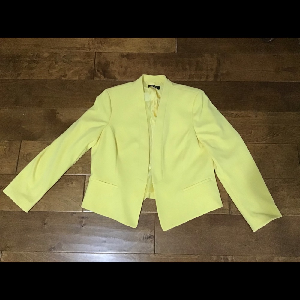 Bright yellow blazer